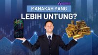 pelaburan emas atau saham